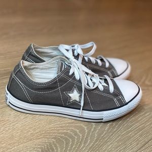 Gray Converse All Star Sneakers
